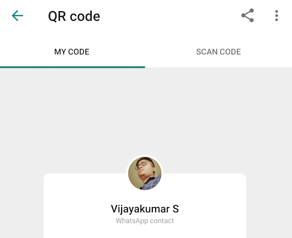 How to add people on WhatsApp through QR code