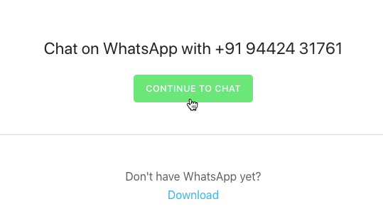 Send a WhatsApp message without adding a contact